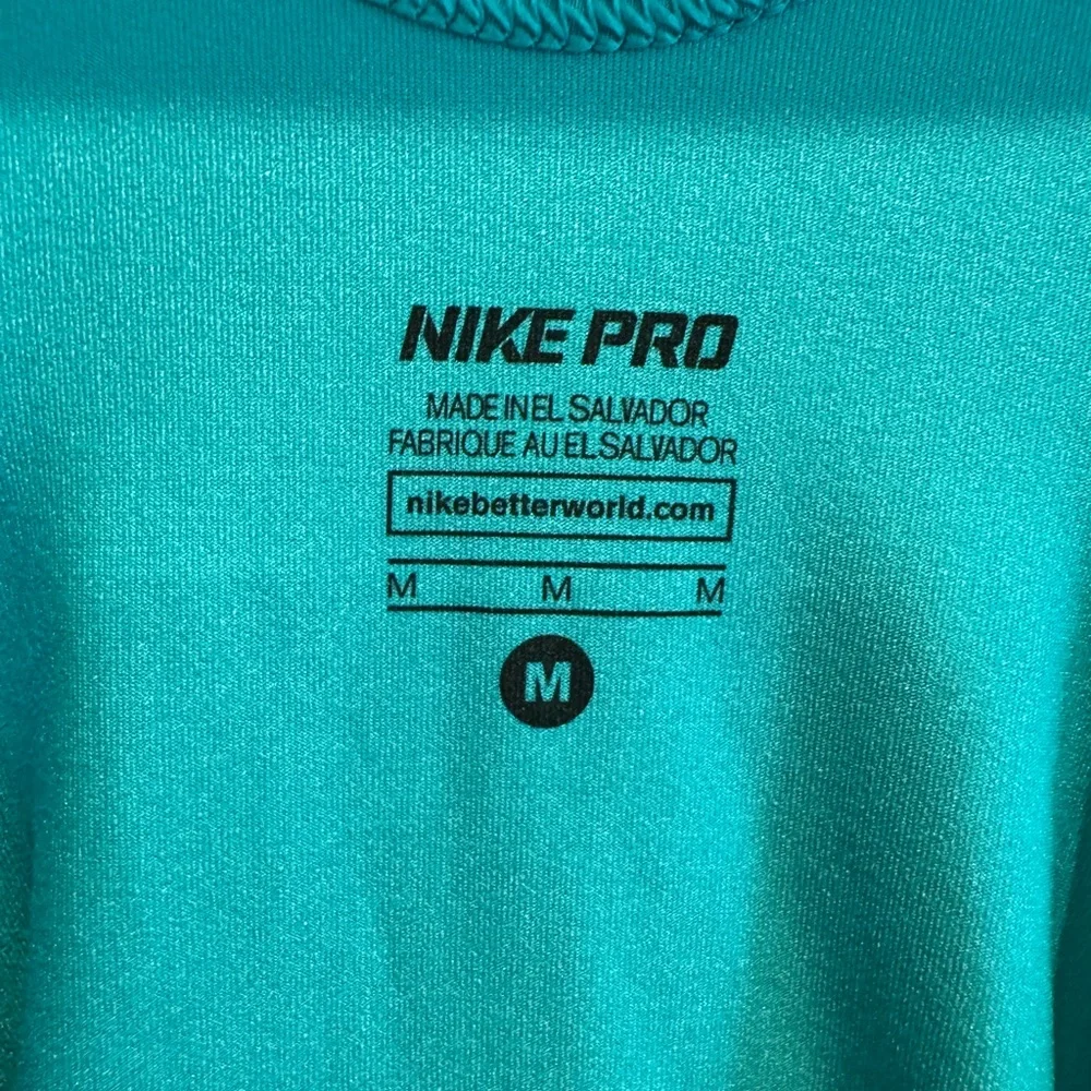Nike Teal Tank with Neon Yellow Swoosh